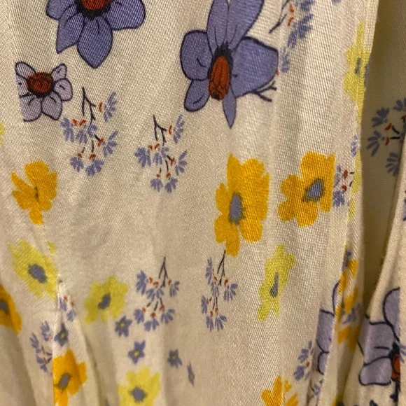 NWT free people floral cutout mini dress . SZ L - Picture 6 of 8